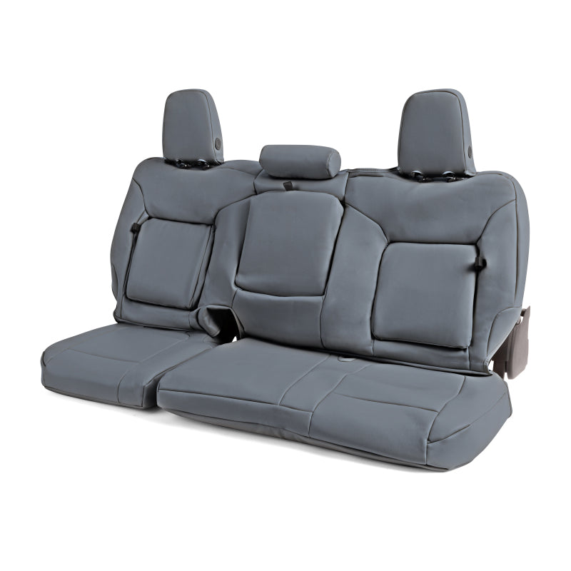 Covercraft 09-19 Toyota Tacoma Leatherette PrecisionFit Custom Front Row Seat Covers - Med Grey