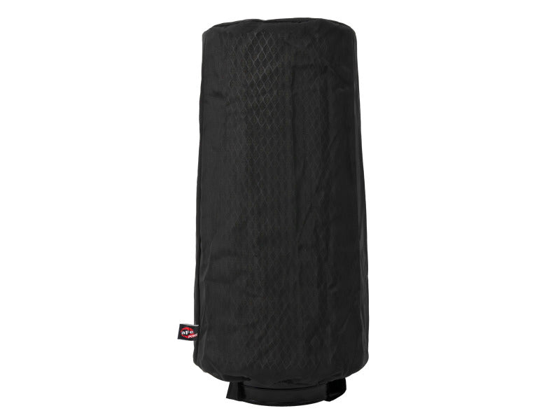 Black polyester pre-filter designed to fit afe air filter model 72-90117, enhancing filtration and protection.