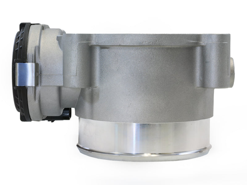 aFe POWER throttle body for Ford Mustang GT 2015-2017 V8 5.0L, designed for improved airflow and performance.