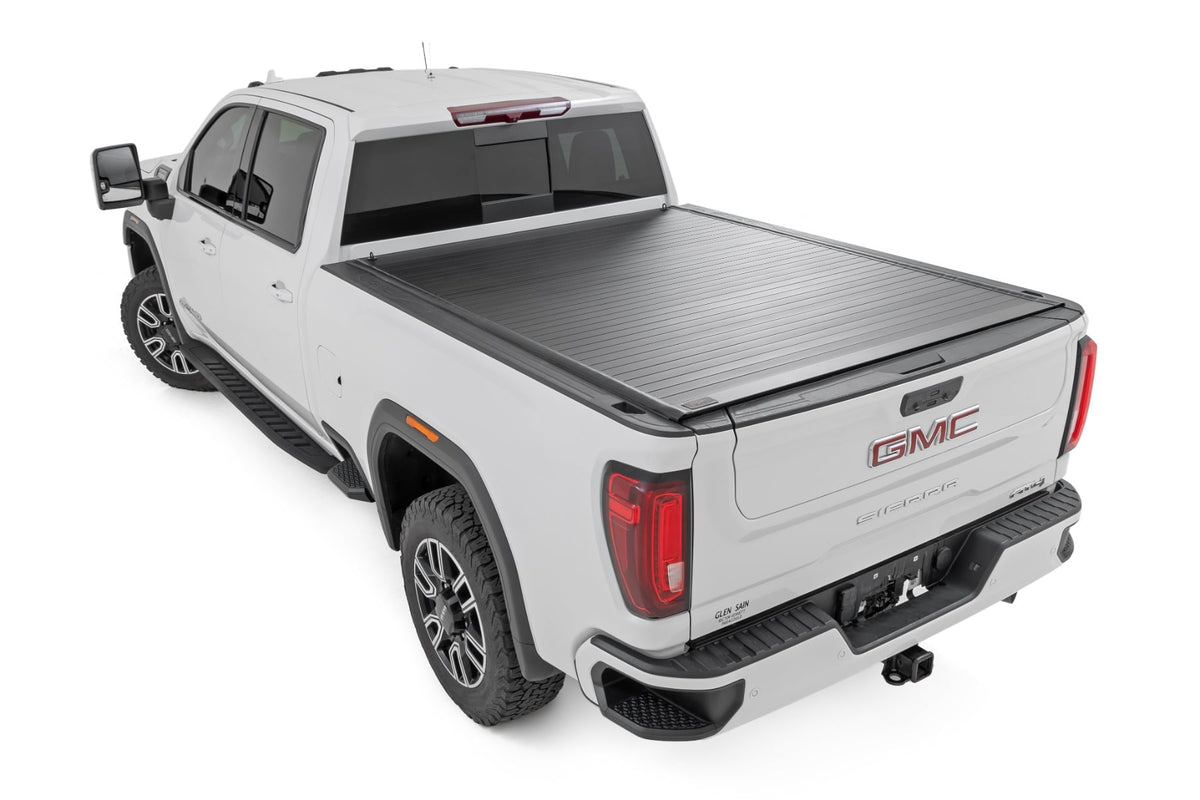 Hard Roll Up Bed Cover 6 Foot 9 Inch Bed Chevy/GMC Silverado/Sierra 2500HD/3500HD (20-26) Rough Country