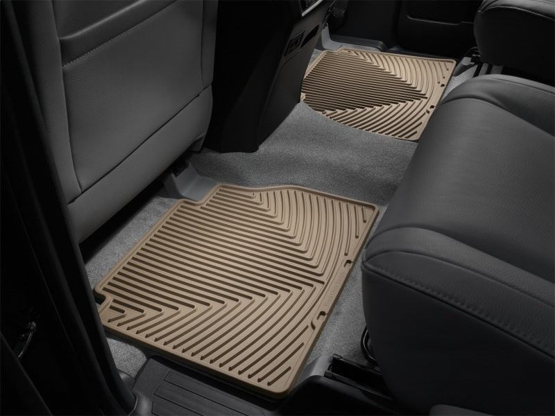 WeatherTech 07+ Toyota Tundra Rear Rubber Mats - Tan