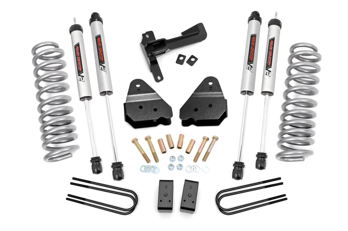 3 Inch Lift Kit V2 Front Gas Coils Ford F-250 Super Duty 4WD (17-22) Rough Country