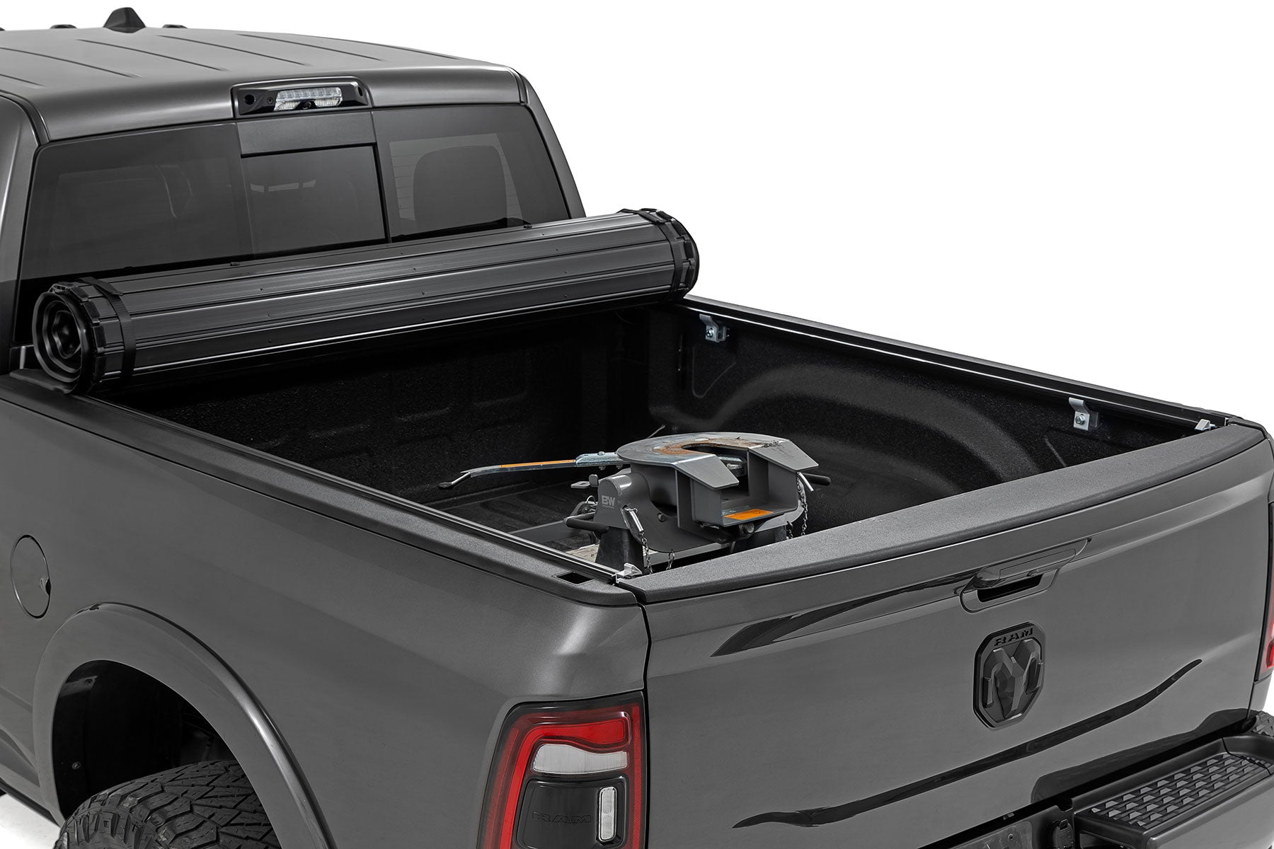 Hard Roll Up Bed Cover 6 Foot 4 Inch Bed Ram 1500 (09-18)/2500 (09-26) Rough Country