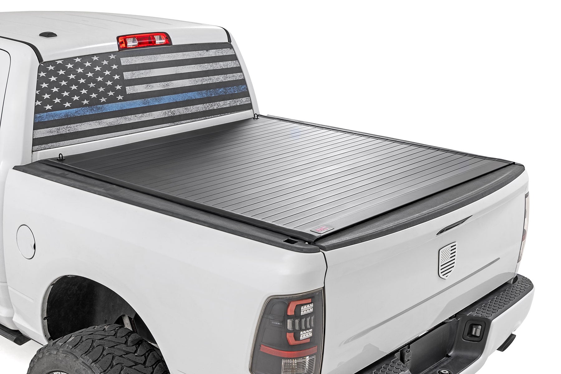 Hard Roll Up Bed Cover 5 Foot 7 Inch Bed Ram 1500 (09-18)/2500 (09-26) Rough Country