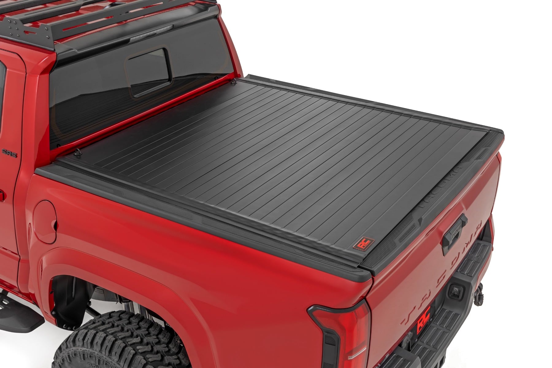 Hard Roll Up Bed Cover 5 Foot Bed Toyota Tacoma 2WD/4WD (2024-2026) Rough Country