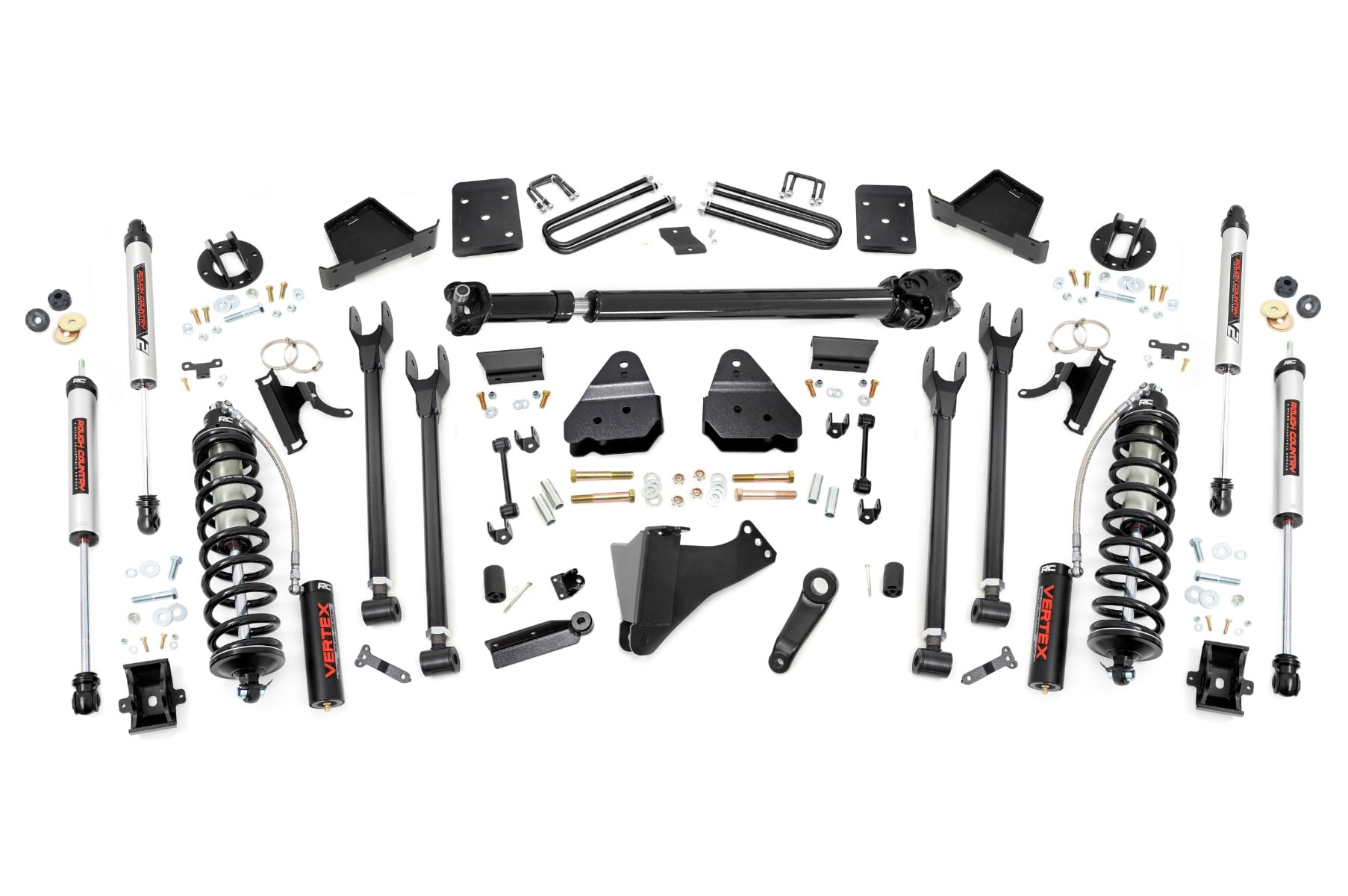 6 Inch Lift Kit Diesel 4-Link FR D/S C/O V2 Ford F-250/F-350 Super Duty (17-22) Rough Country