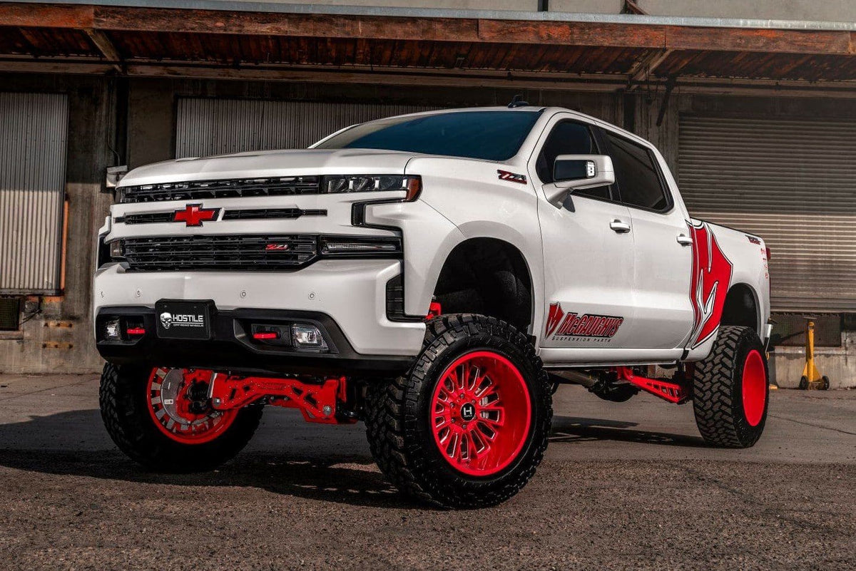 McGaughy's 7-9 Inch Premium Lift Kit 2019-2026 Silverado/Sierra 1500 2WD