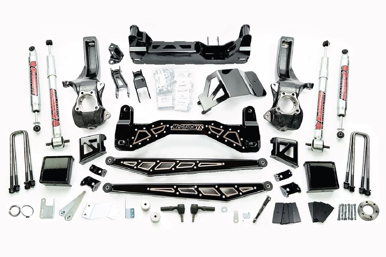 McGaughy's 7-9 Inch Premium Lift Kit 2019-2026 Silverado/Sierra 1500 4WD