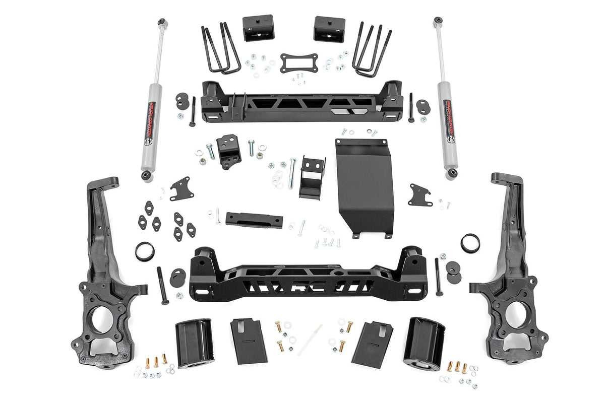 6 Inch Lift Kit Cast Steel Knuckles Ford Ranger 4WD (2019-2023) Rough Country