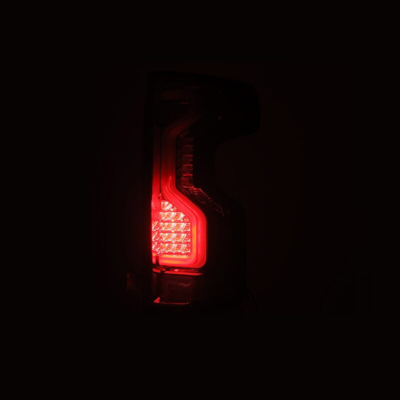 AlphaRex PRO-Series LED tail light for 2019-2023 Chevrolet Silverado models, featuring a sleek red smoke design.