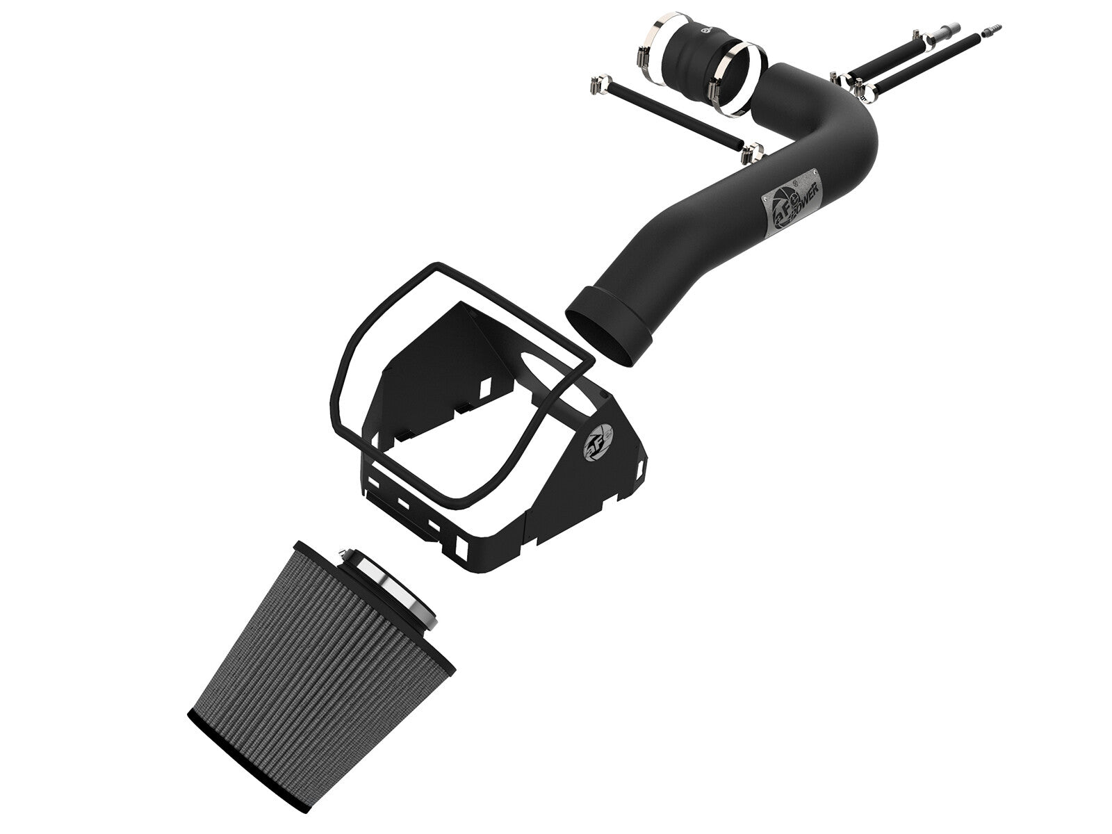 Rapid Induction Cold Air Intake System w/ Pro Dry S Filter Ford Super Duty 17-19 V8-6.2L aFe Power