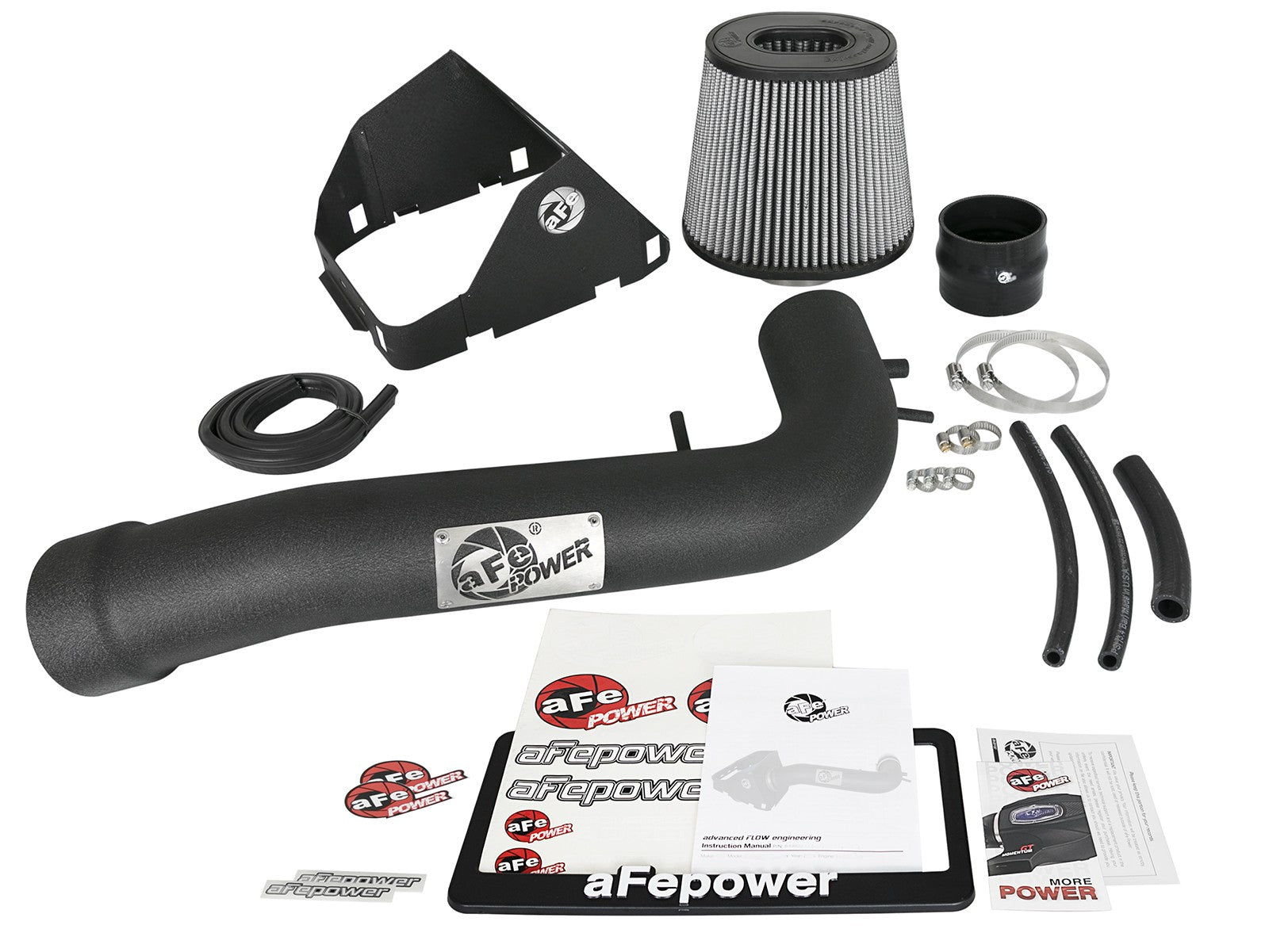 Rapid Induction Cold Air Intake System w/ Pro Dry S Filter Ford Super Duty 17-19 V8-6.2L aFe Power