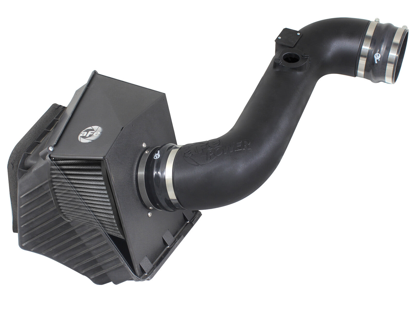 Rapid Induction Cold Air Intake System w/ Pro Dry S Filter GM Diesel Trucks 11-16 V8-6.6L (td) Lml aFe Power