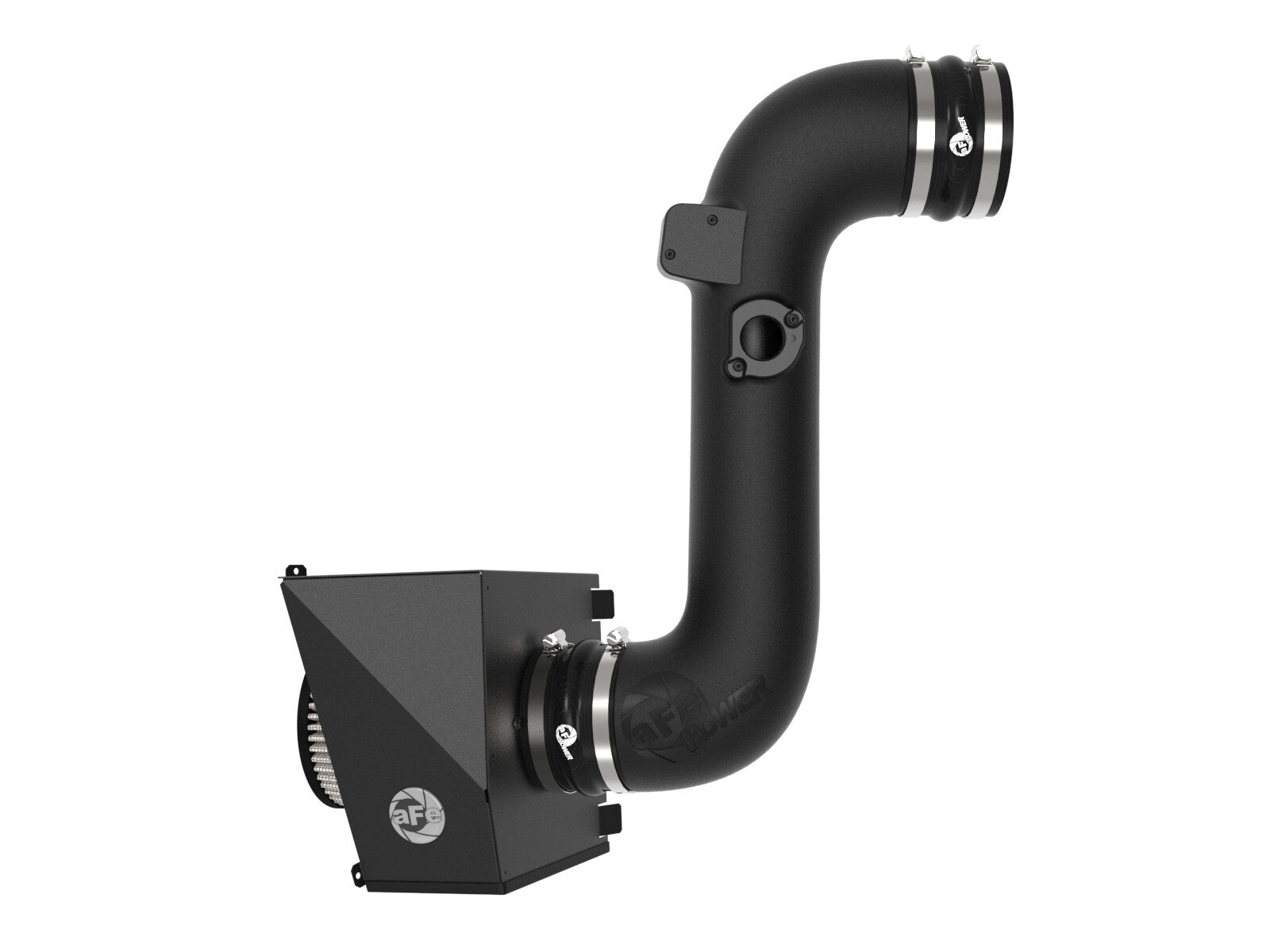 Rapid Induction Cold Air Intake System w/ Pro Dry S Filter GM Diesel Trucks 11-16 V8-6.6L (td) Lml aFe Power