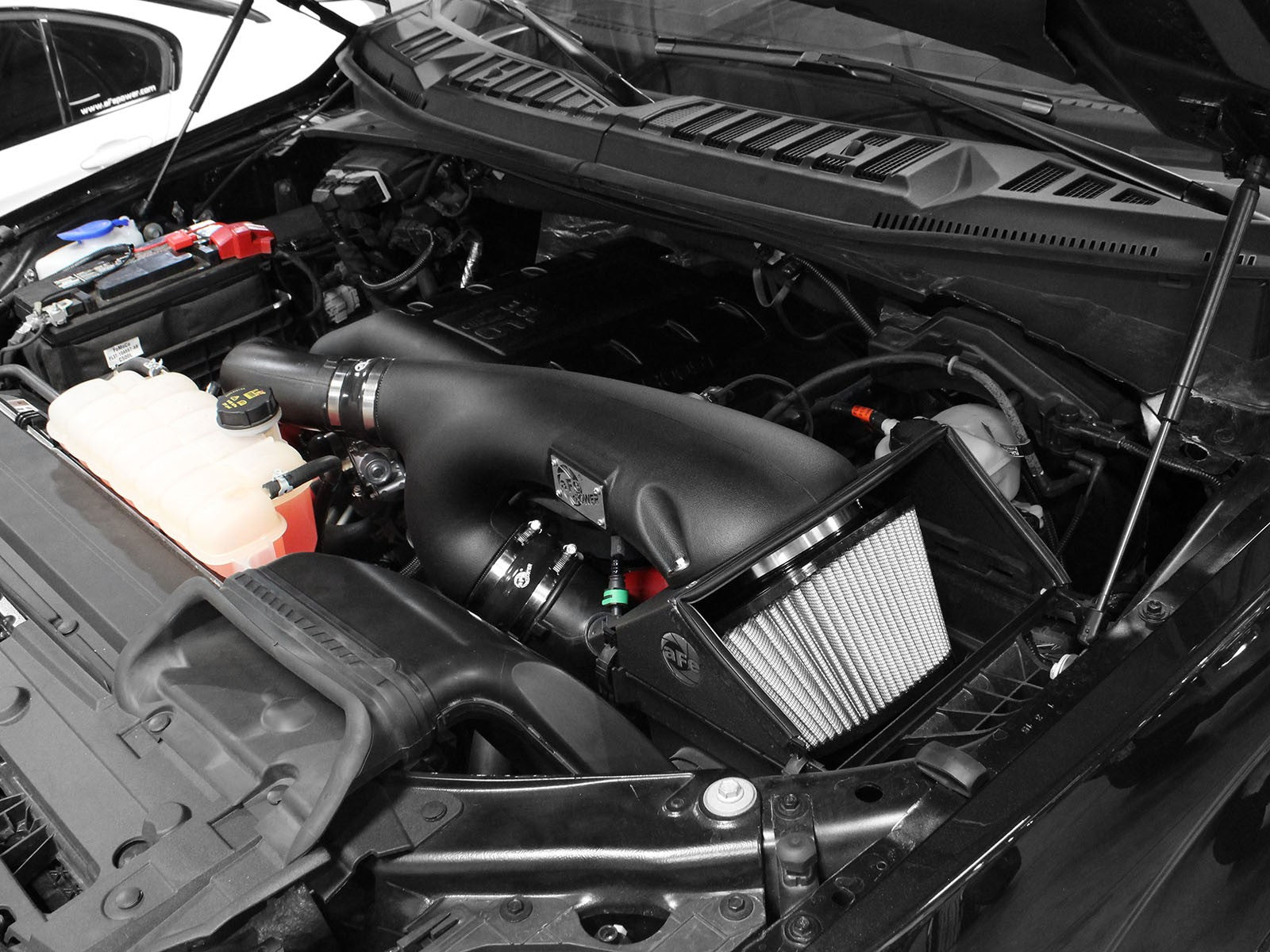 Rapid Induction Cold Air Intake System w/ Pro Dry S Filter Ford F-150 15-26 V6-2.7L (tt)/ 15-16 V6-3.5L (tt) aFe Power