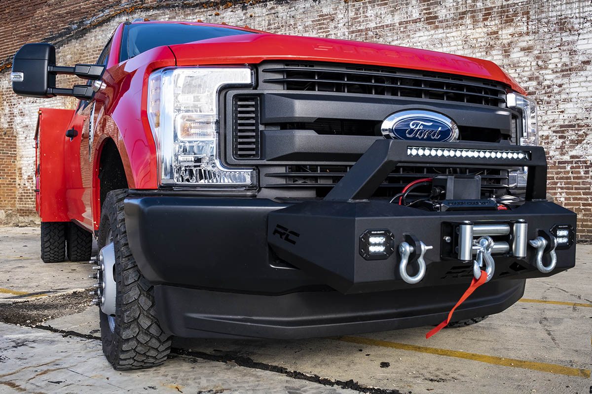 EXO Winch Mount Kit Ford F-250/F-350 Super Duty 2WD/4WD (2017-2020) Rough Country