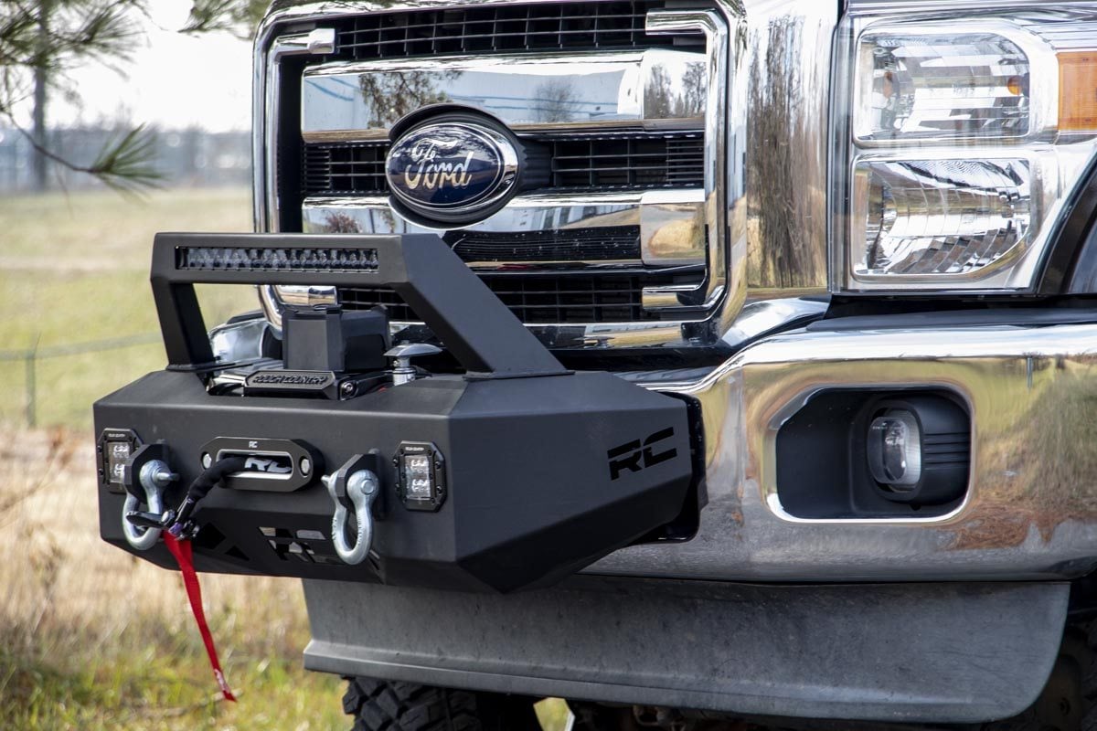 EXO Winch Mount Kit Ford F-250/F-350 Super Duty 2WD/4WD (2011-2016) Rough Country