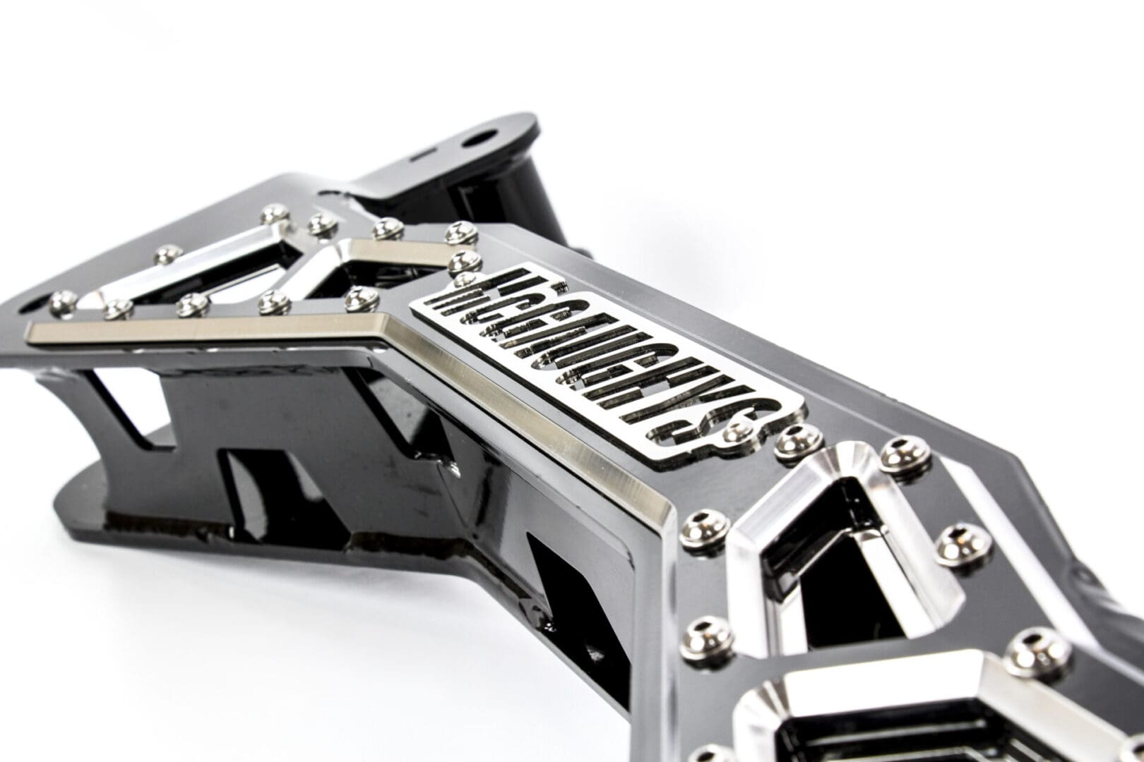 McGaughy's Billet Face Plate fits 7-9 Inch S/S Crossmember 2019-2026 Silverado/Sierra 1500 Black