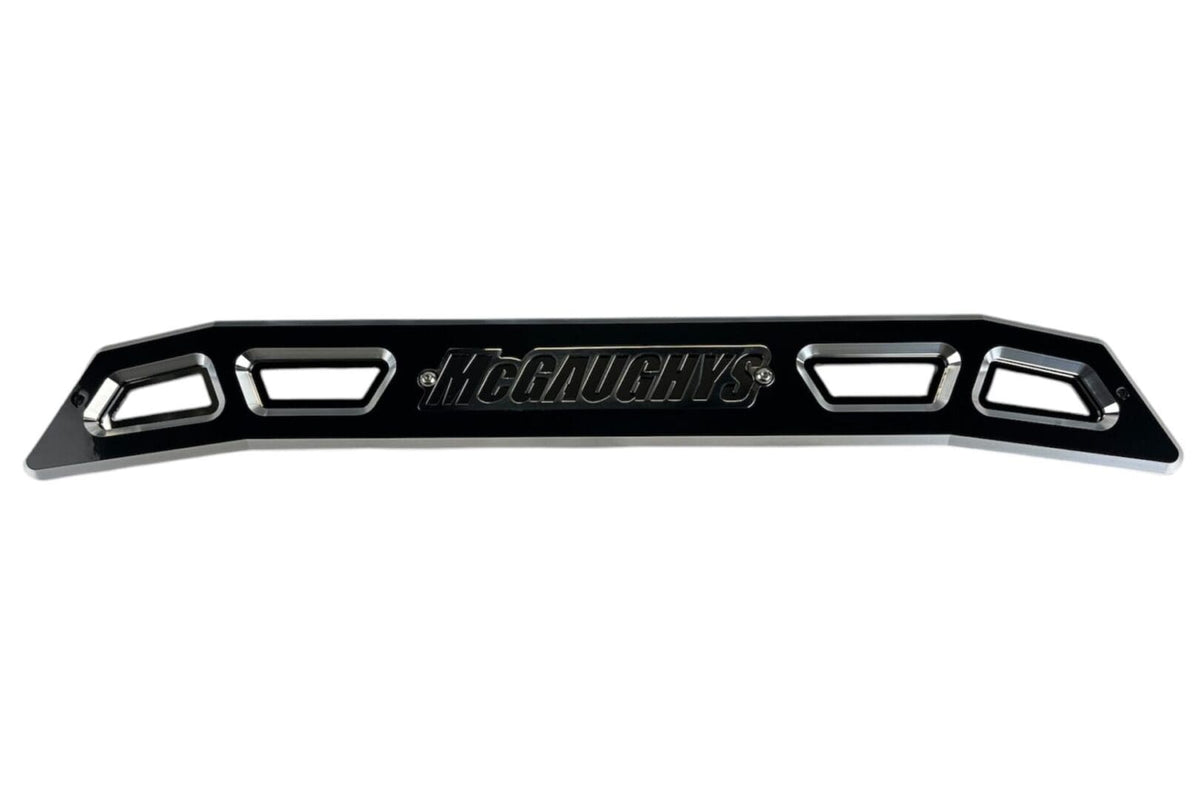McGaughy's Billet Face Plate fits 4 Inch Crossmember 2020-2026 Silverado/Sierra 2500/3500 Black