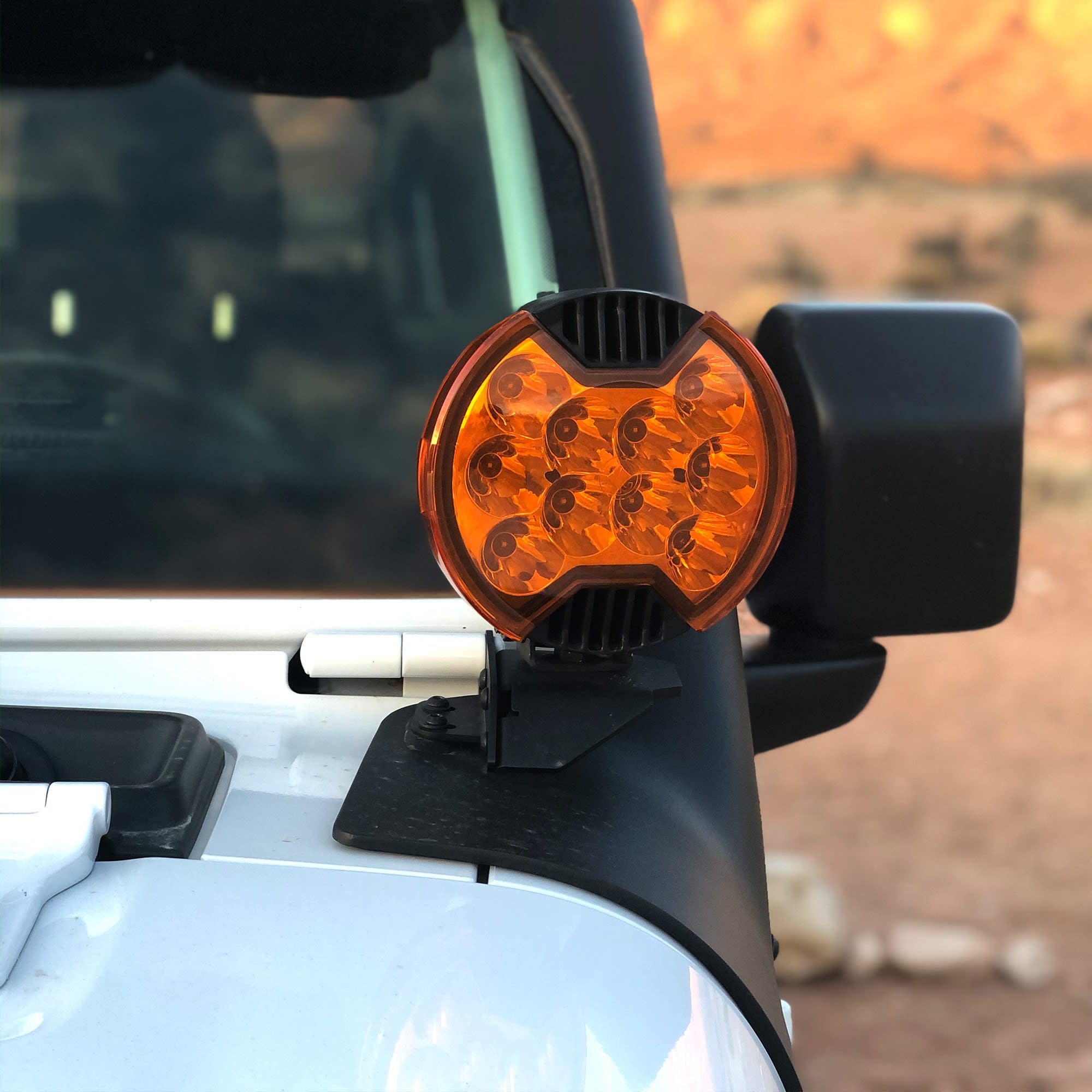 Shield 6 Inch Slimlite Amber Each KC HiLiTES