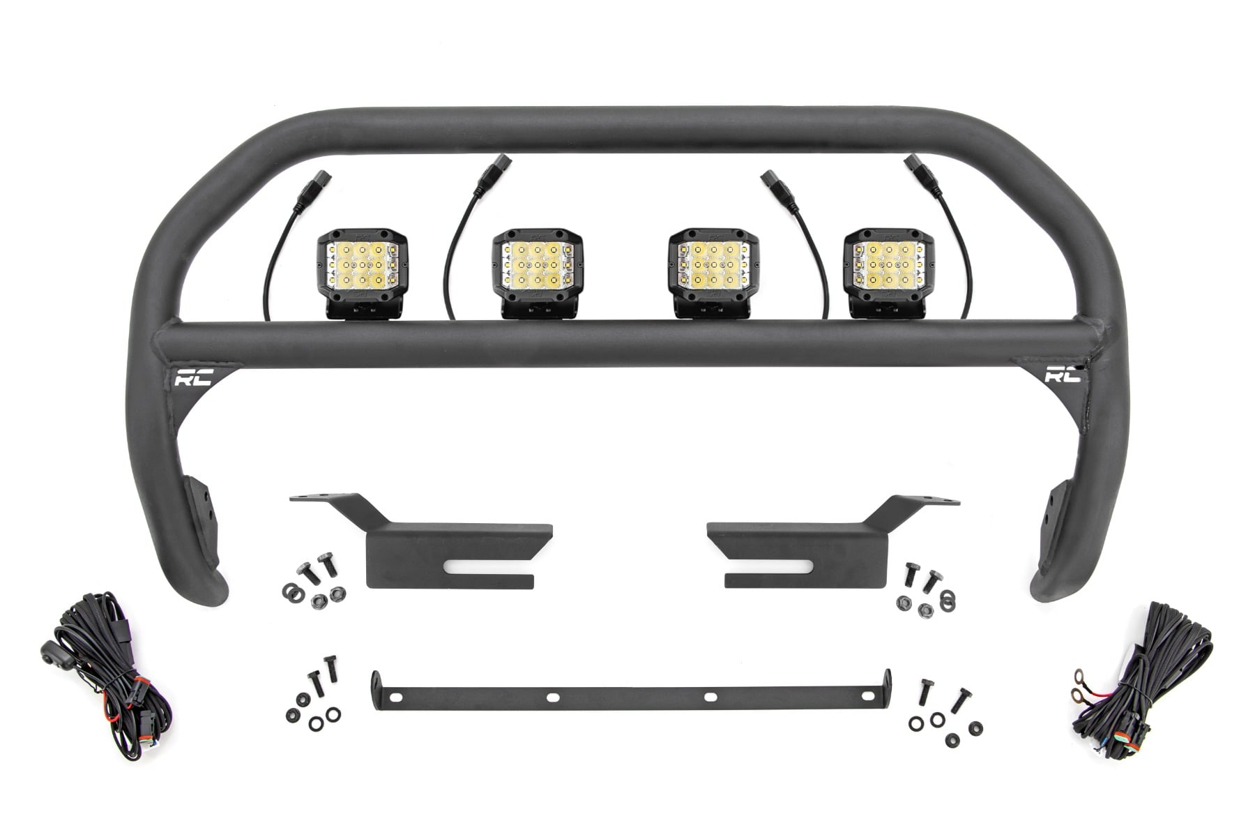 Nudge Bar 3 Inch Wide Angle Led (x4) Ford Bronco 4WD (2021-2025) Rough Country