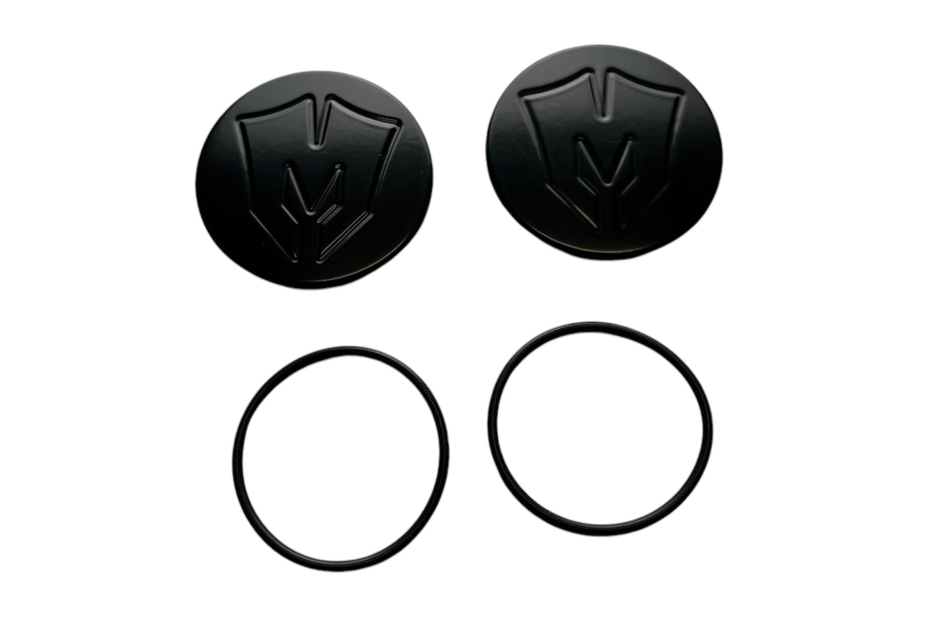 McGaughy's Billet Ball Joint Caps Black Fits Upper Arms 2007-2026 Silverado/Sierra 1500 2011-2026 Silverado/Sierra 2500/3500
