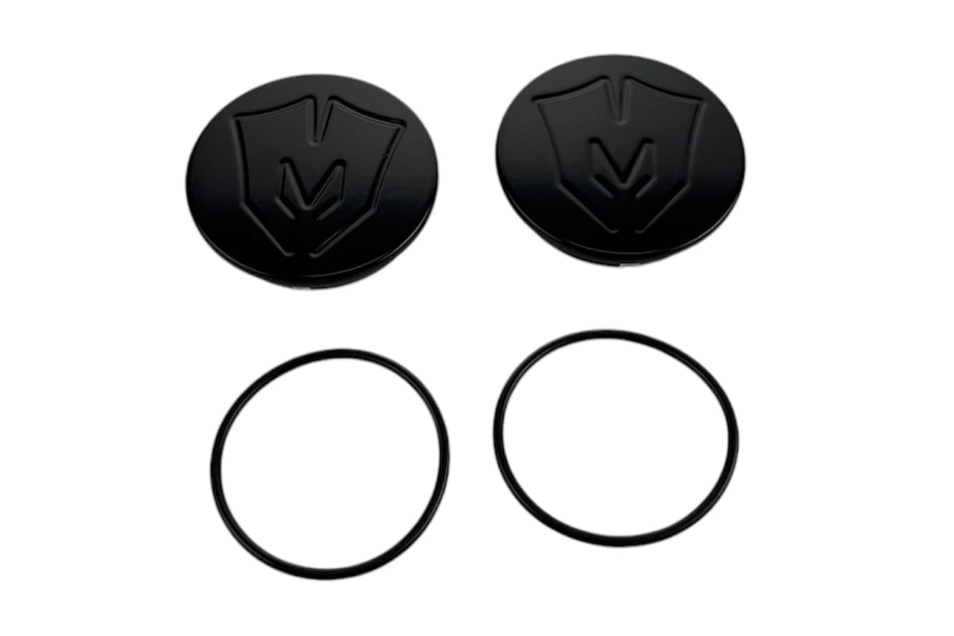 McGaughy's Billet Ball Joint Caps Black Fits Upper Arms 2007-2026 Silverado/Sierra 1500 2011-2026 Silverado/Sierra 2500/3500