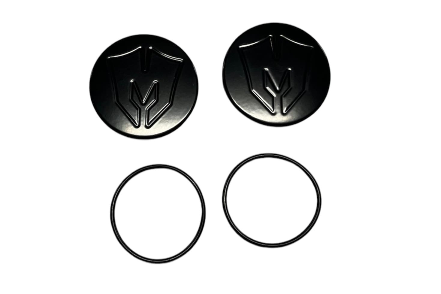 McGaughy's Billet Ball Joint Caps Black Fits Upper Arms 2007-2026 Silverado/Sierra 1500 2011-2026 Silverado/Sierra 2500/3500