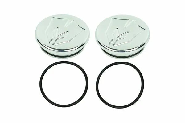 McGaughy's Billet Ball Joint Caps Polished Fits Upper Arms 2007-2026 Silverado/Sierra 1500 2011-2026 Silverado/Sierra 2500/3500