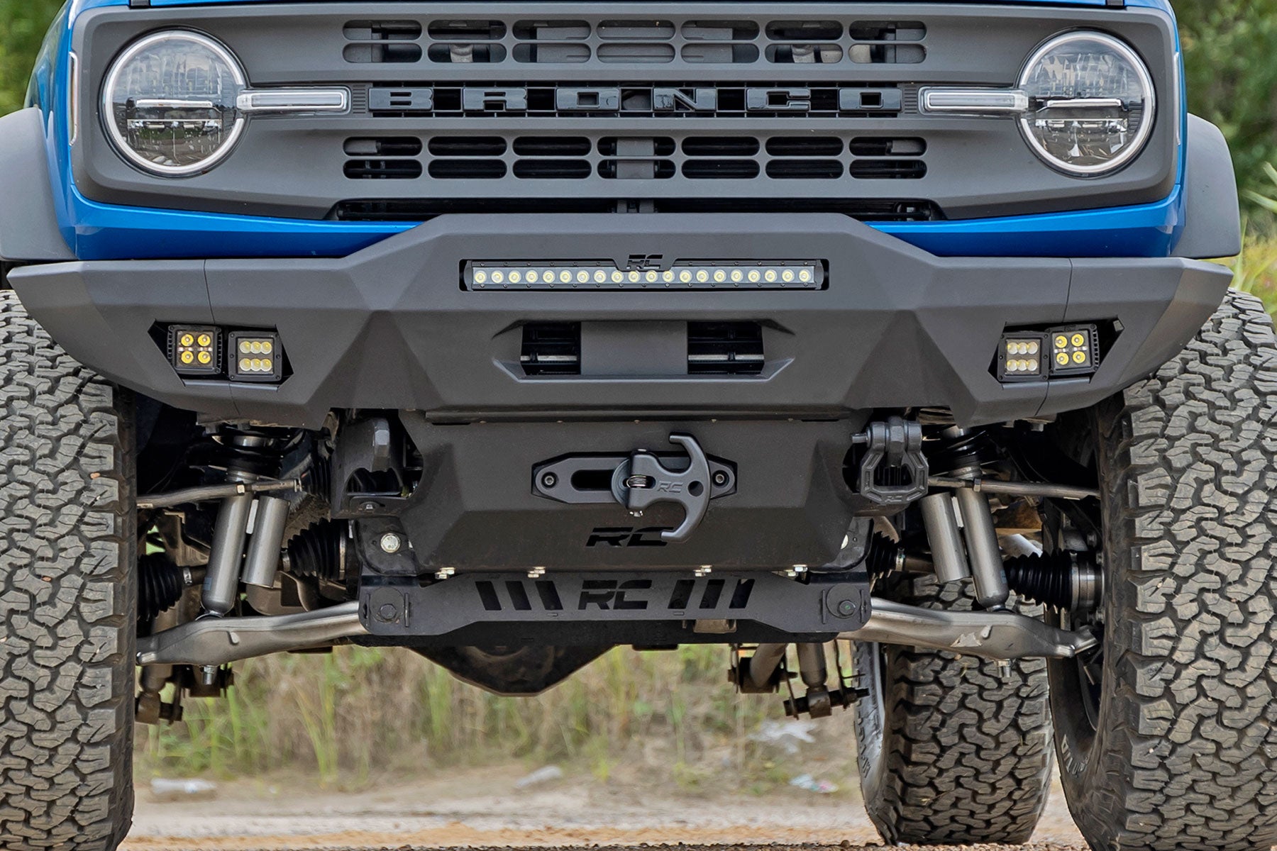 Hidden Winch Mount All Models Ford Bronco 4WD (2021-2025) Rough Country