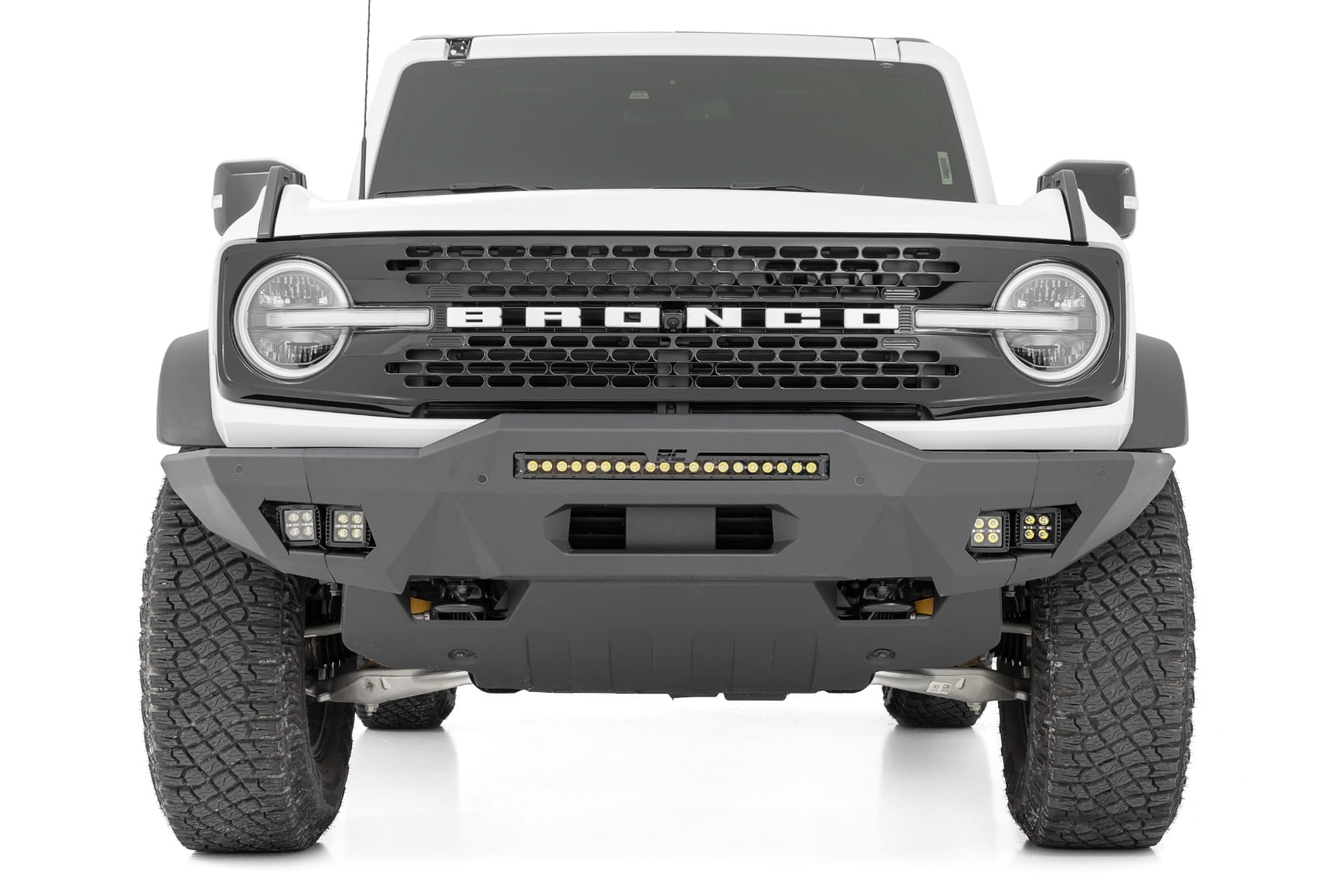 Front Bumper Modular Full Wings DRL Ford Bronco 4WD (2021-2025) Rough Country