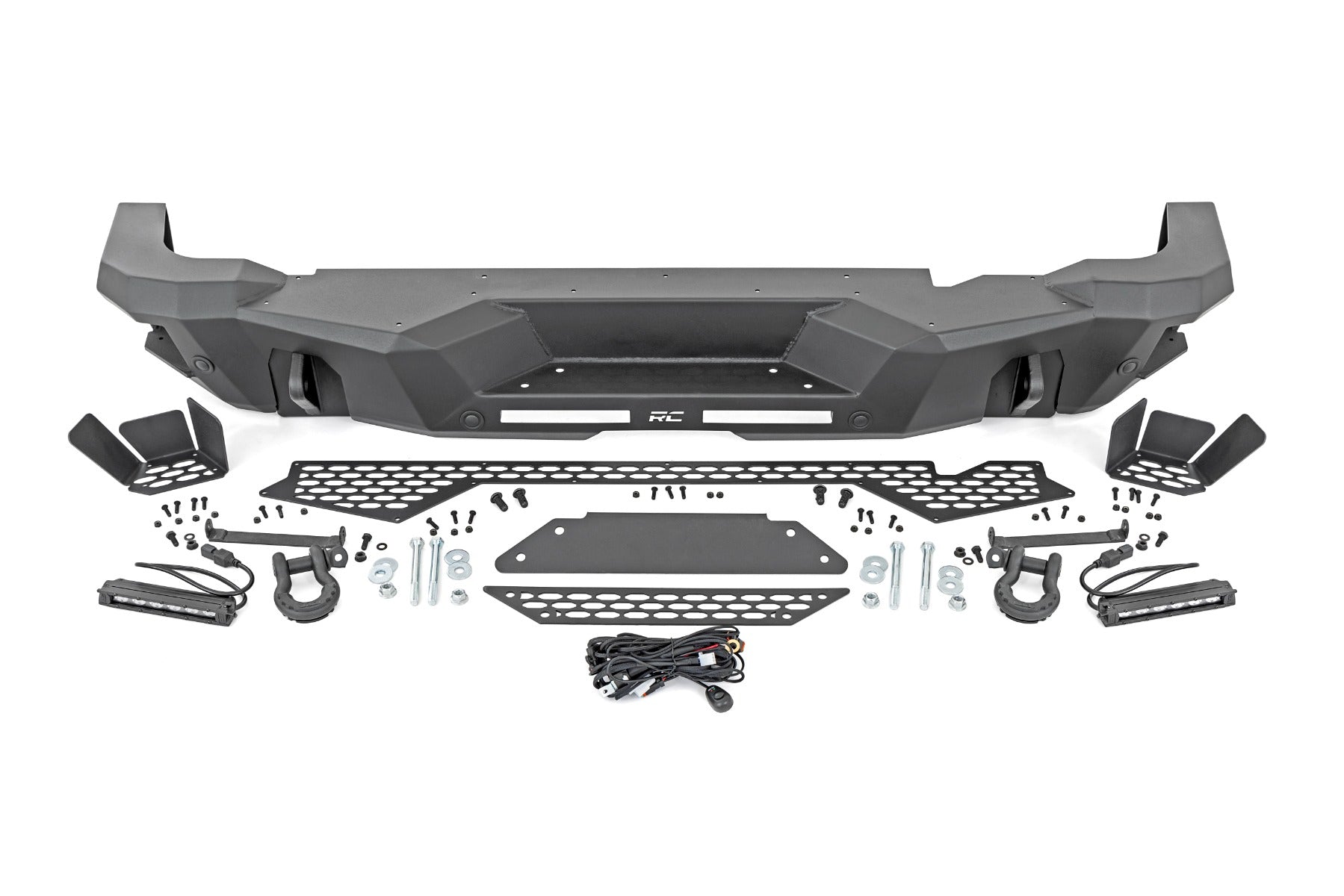 Rear Bumper Black Series LED 6 Inch Pair Slim Line - Ford Bronco (21-25) Rough Country