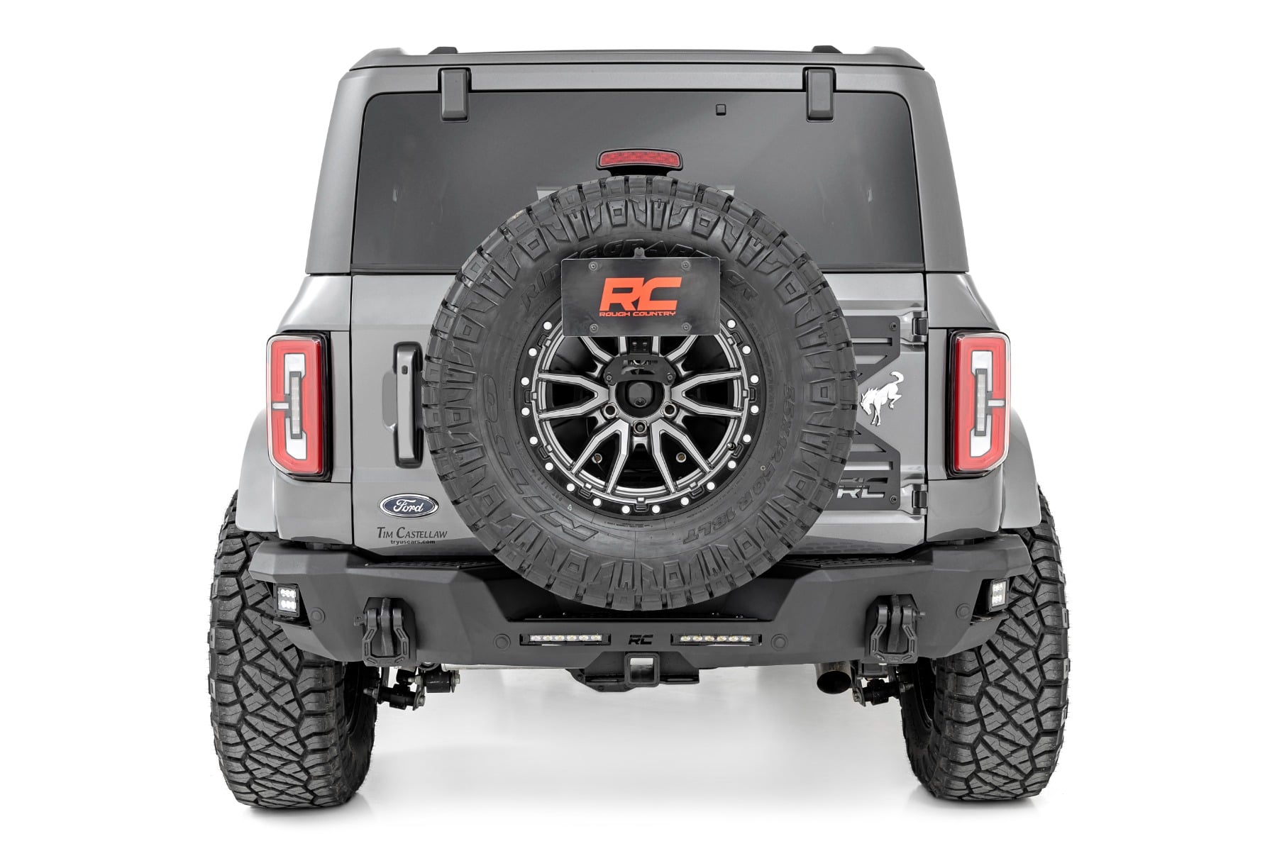 Rear Bumper Black Series LED Flood Ford Bronco 4WD (2021-2025) Rough Country
