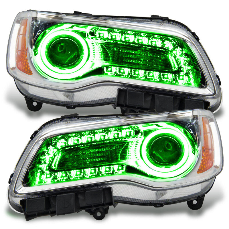Oracle 11-14 Chrysler 300C SMD HL - Chrome - NON HID - ColorSHIFT w/ 2.0 Controller