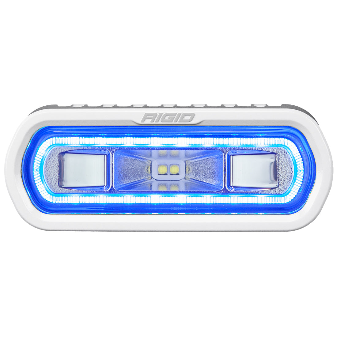 SR-L Series Marine Spreader Pod 2 Wire Surface Mount White With Halo RIGID Industries
