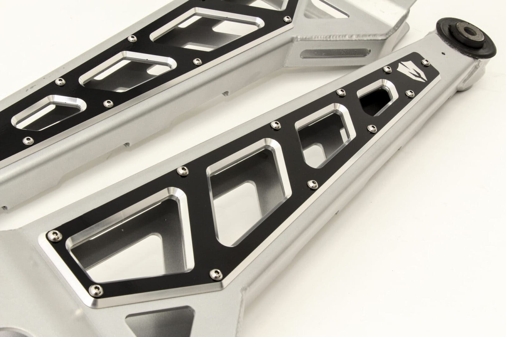 McGaughy's Billet Face Plates fits Radius Arms 2005-2022 Ford F250/F350 for 4 Inch-6 Inch-8 Inch Lift Kits Black