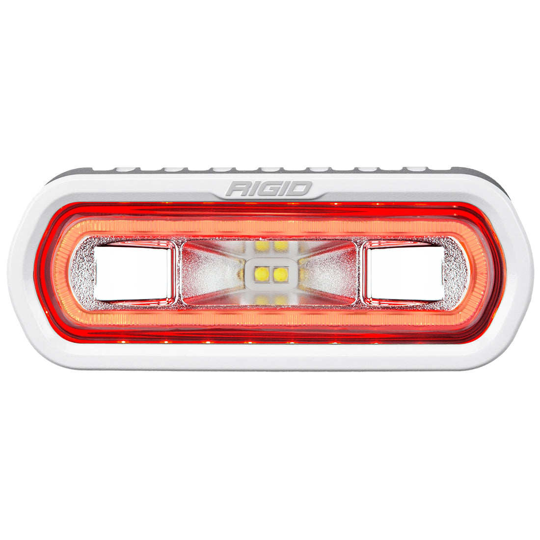 SR-L Series Marine Spreader Pod 2 Wire Surface Mount White With Halo RIGID Industries