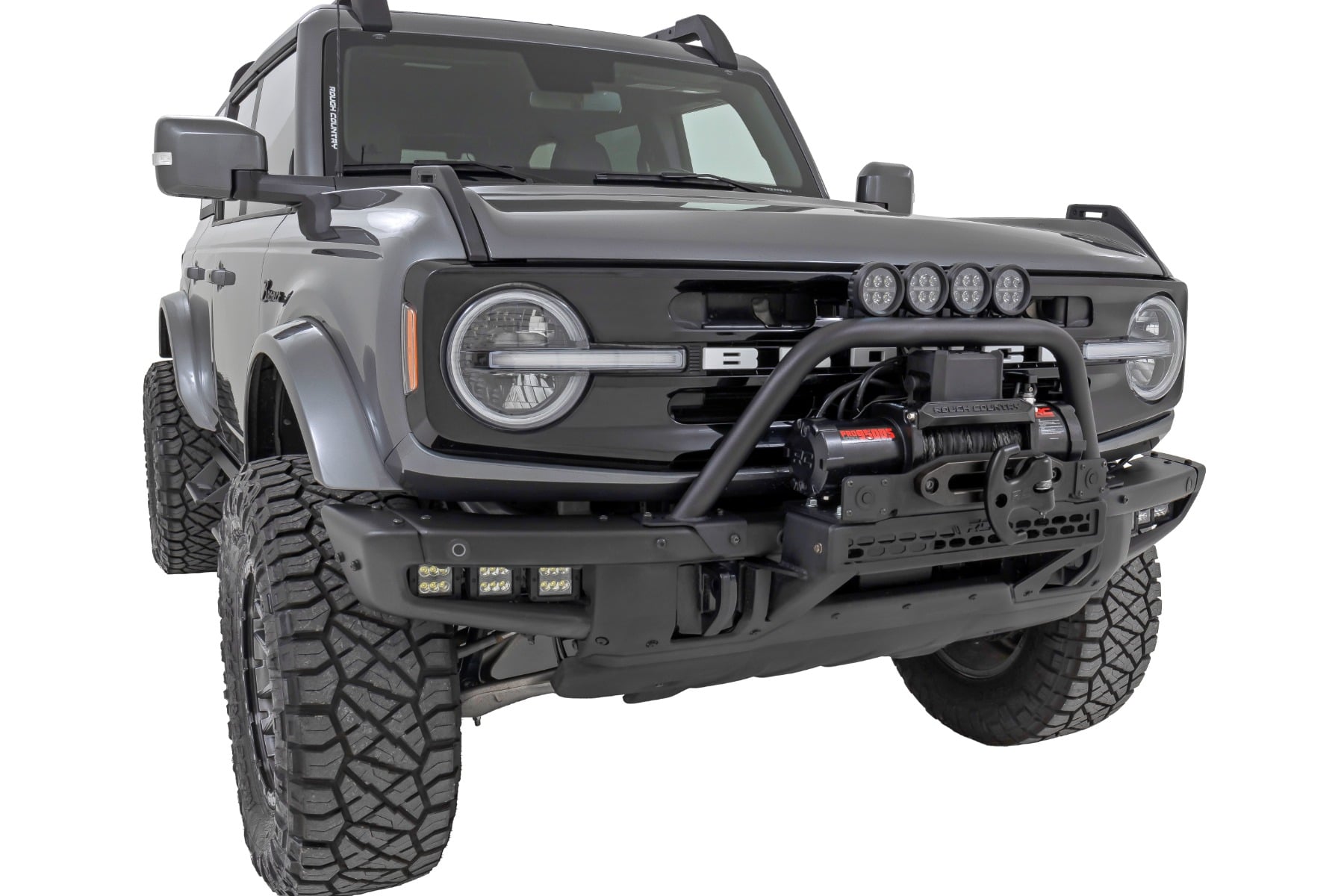 Safari Bar OE Modular Steel Ford Bronco 4WD (2021-2025) Rough Country
