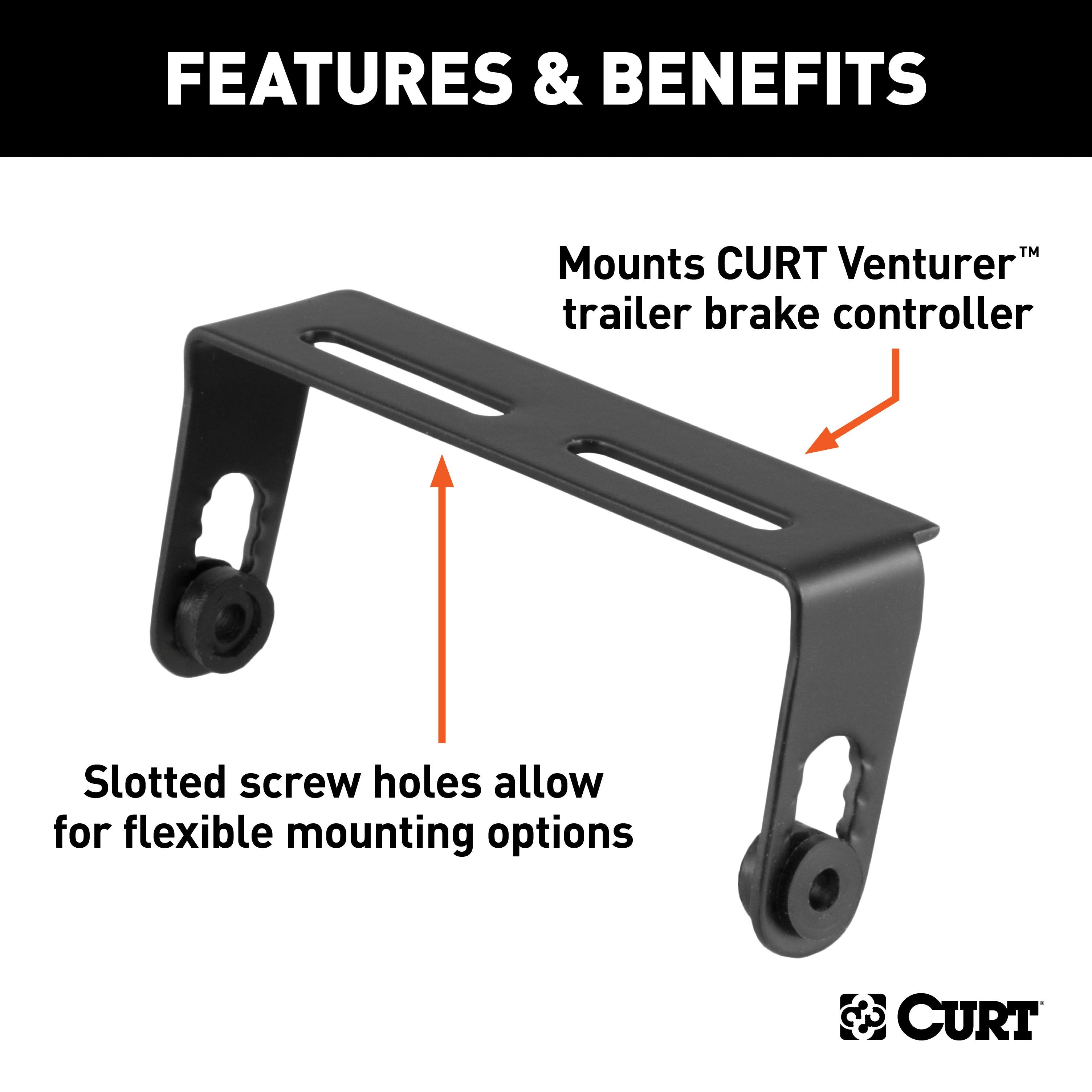 CURT Venturer Trailer Brake Controller Mounting Bracket Model 51114