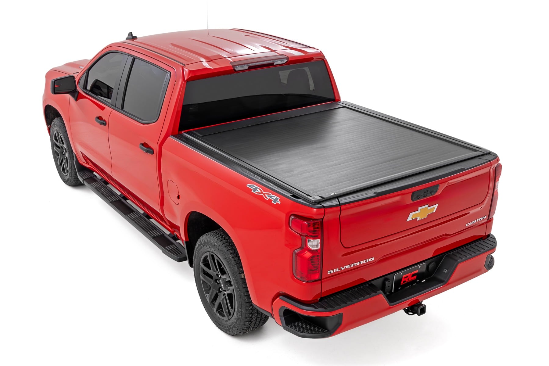 Powered Retractable Bed Cover 5 Foot 10 Inch Bed Chevy/GMC Sierra 1500 (19-26)/Silverado 1500 (19-26) Rough Country