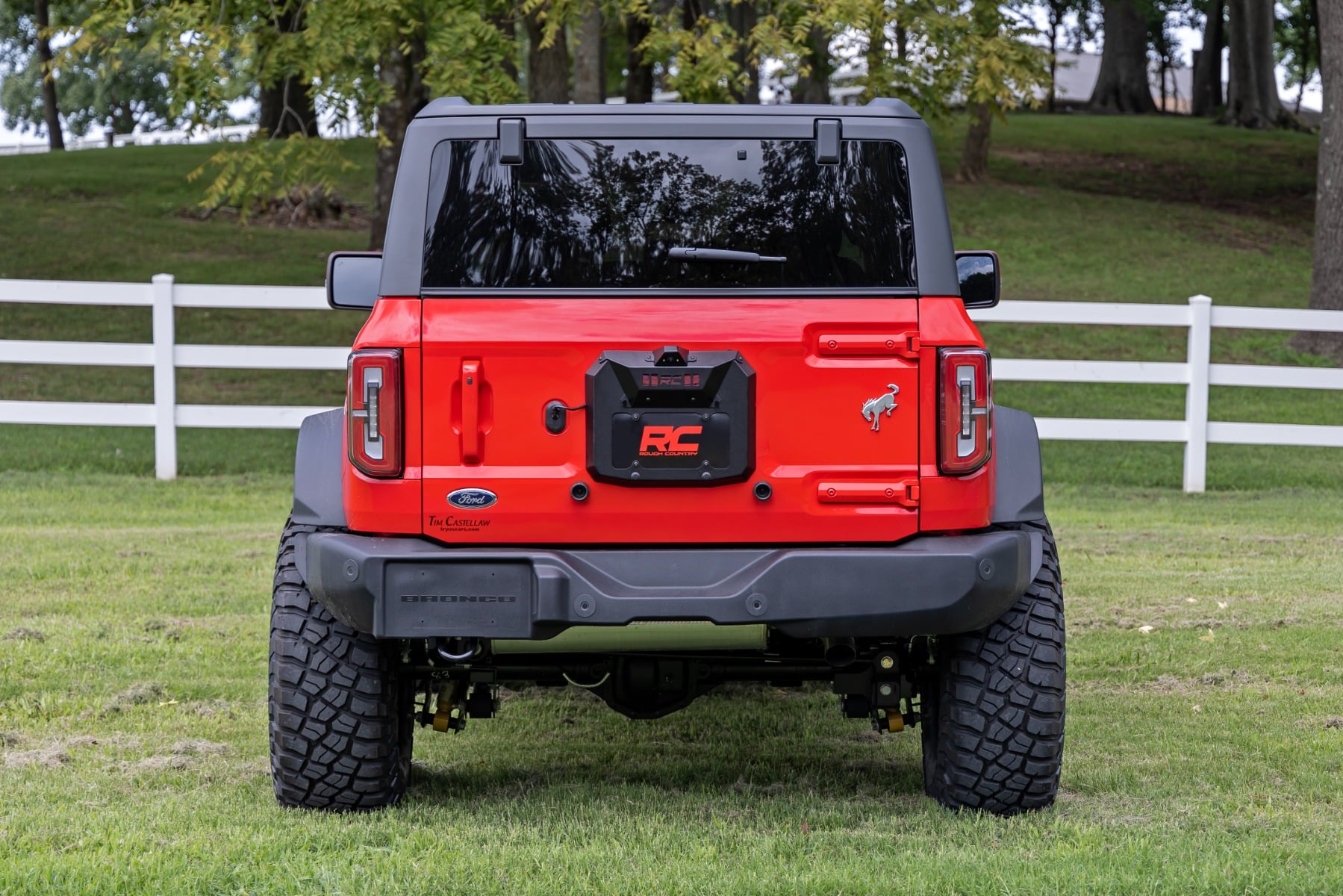 Spare Tire Carrier Delete Kit Ford Bronco 4WD (2021-2025) Rough Country