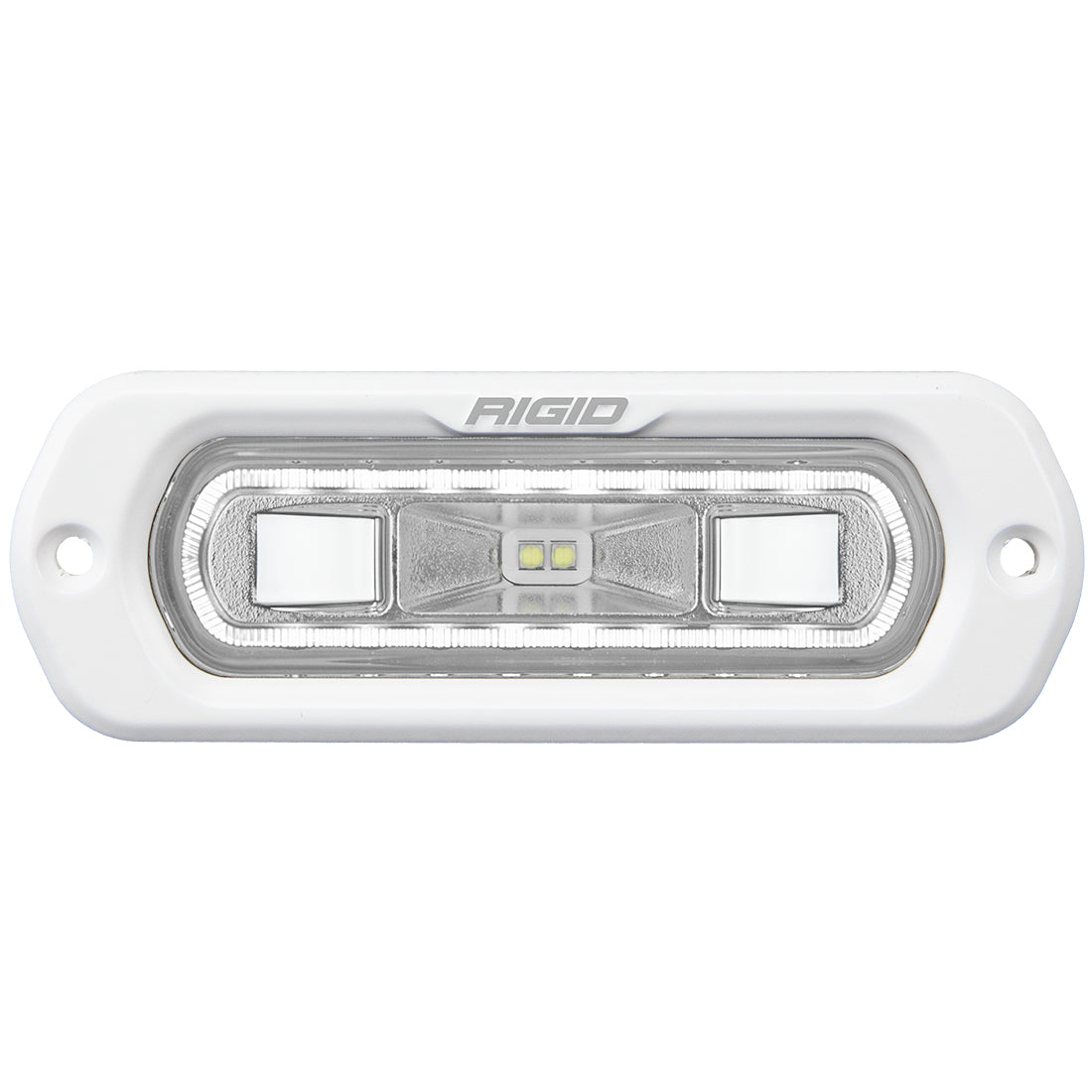 SR-L Series Marine Spreader Pod 2 Wire Flush Mount White With Halo RIGID Industries