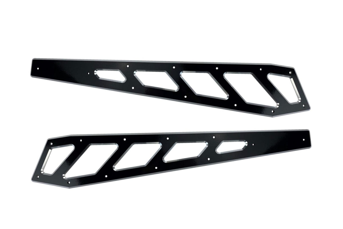McGaughy's Billet Face Plates fits Radius Arms 2013-2026 Dodge Ram 2500/3500 For 6 Inch and 10 Inch Lift Kits Black