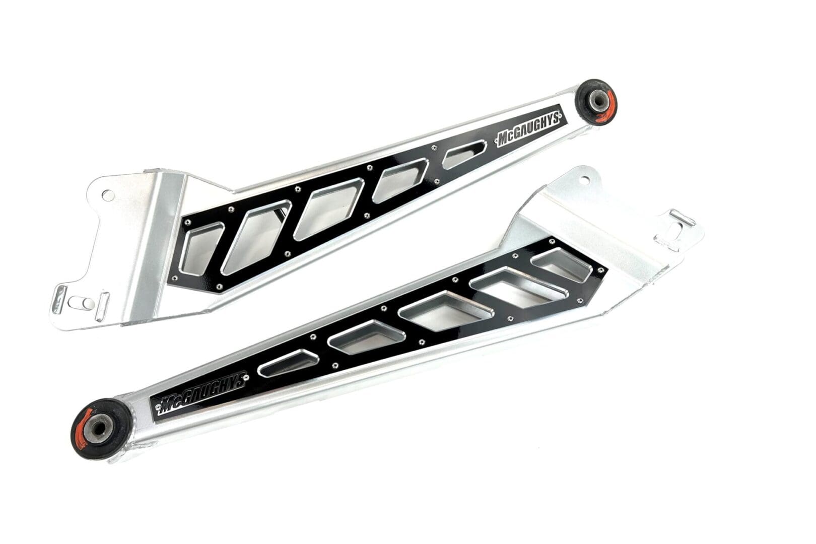 McGaughy's Billet Face Plates fits Radius Arms 2013-2026 Dodge Ram 2500/3500 For 6 Inch and 10 Inch Lift Kits Black