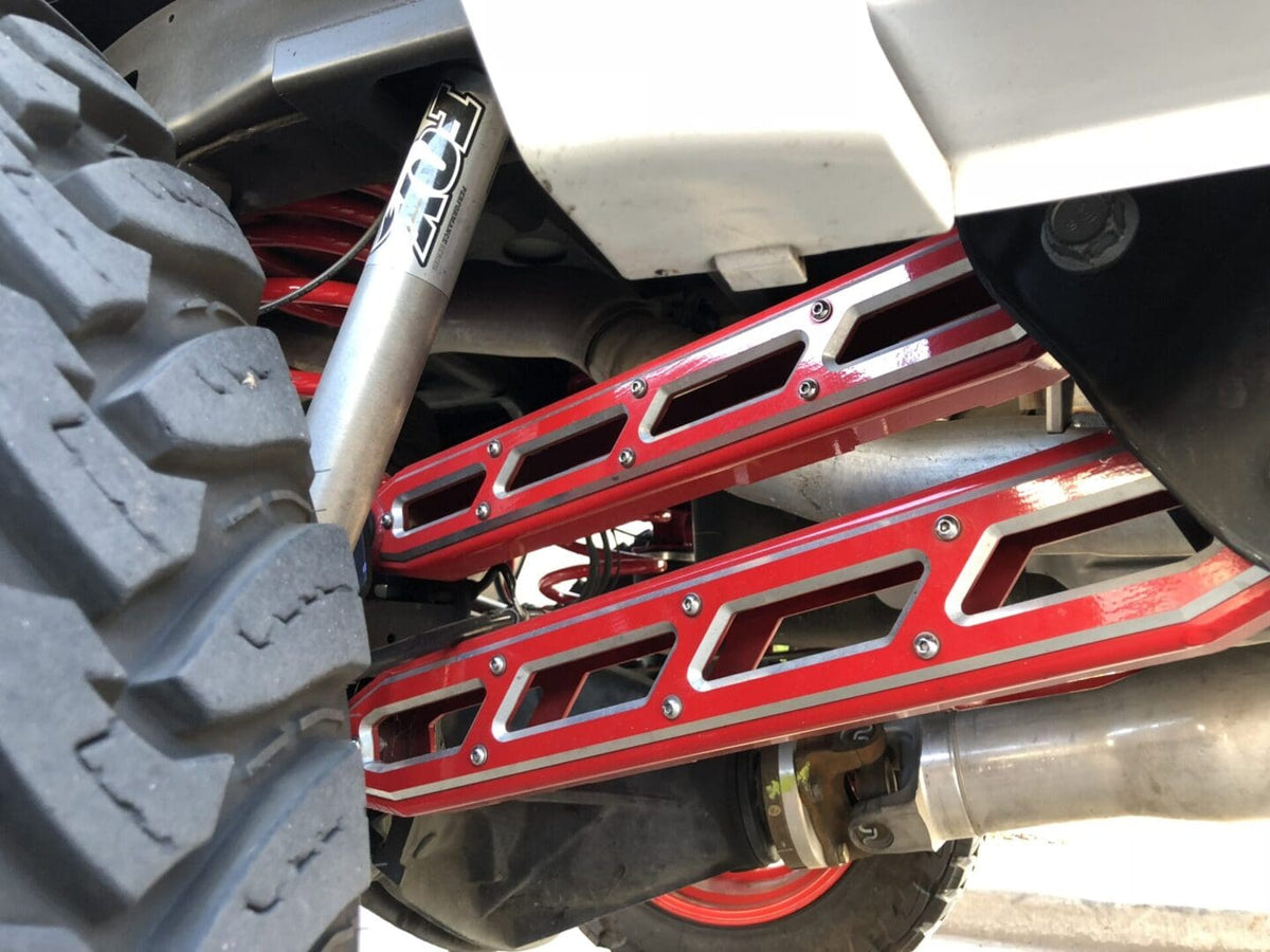 McGaughy's Rear Boxed 4-Link w/Black Billet Face Plates 2014-2026 Dodge Ram 2500 8 and 10 Inch Lift Kits Black