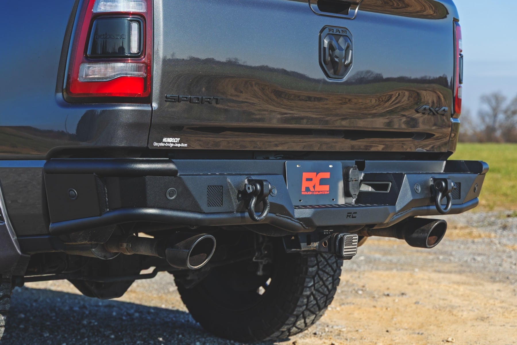 Rear Bumper Tubular Ram 1500 2WD/4WD (2019-2024) Rough Country