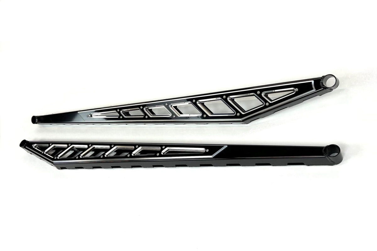 McGaughy's Billet Face Plates fits Traction Bars 2019-2026 Silverado/Sierra 1500 Black