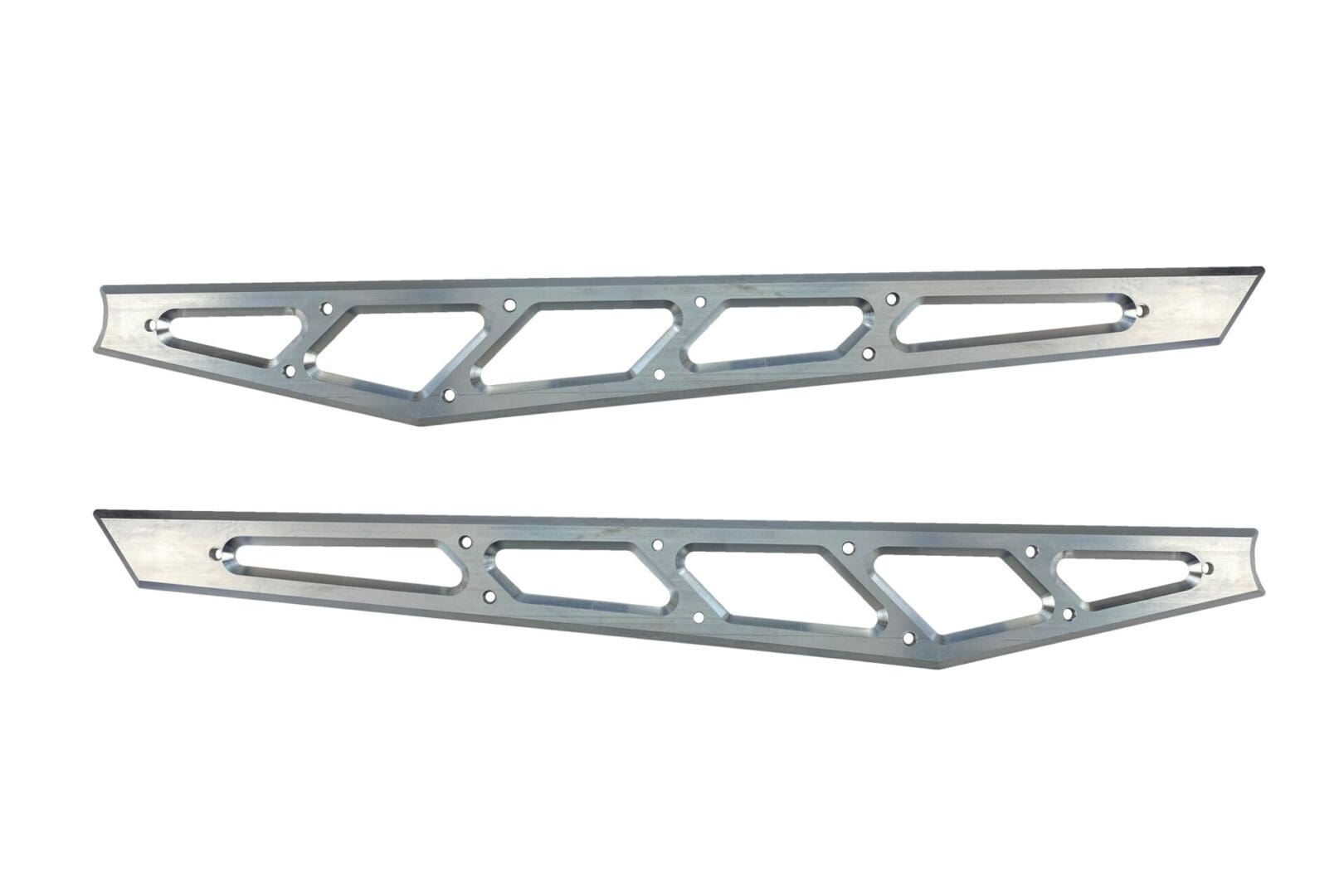 McGaughy's Billet Face Plates for Compression Struts 2019-2026 Silverado/Sierra 1500 Raw Finish