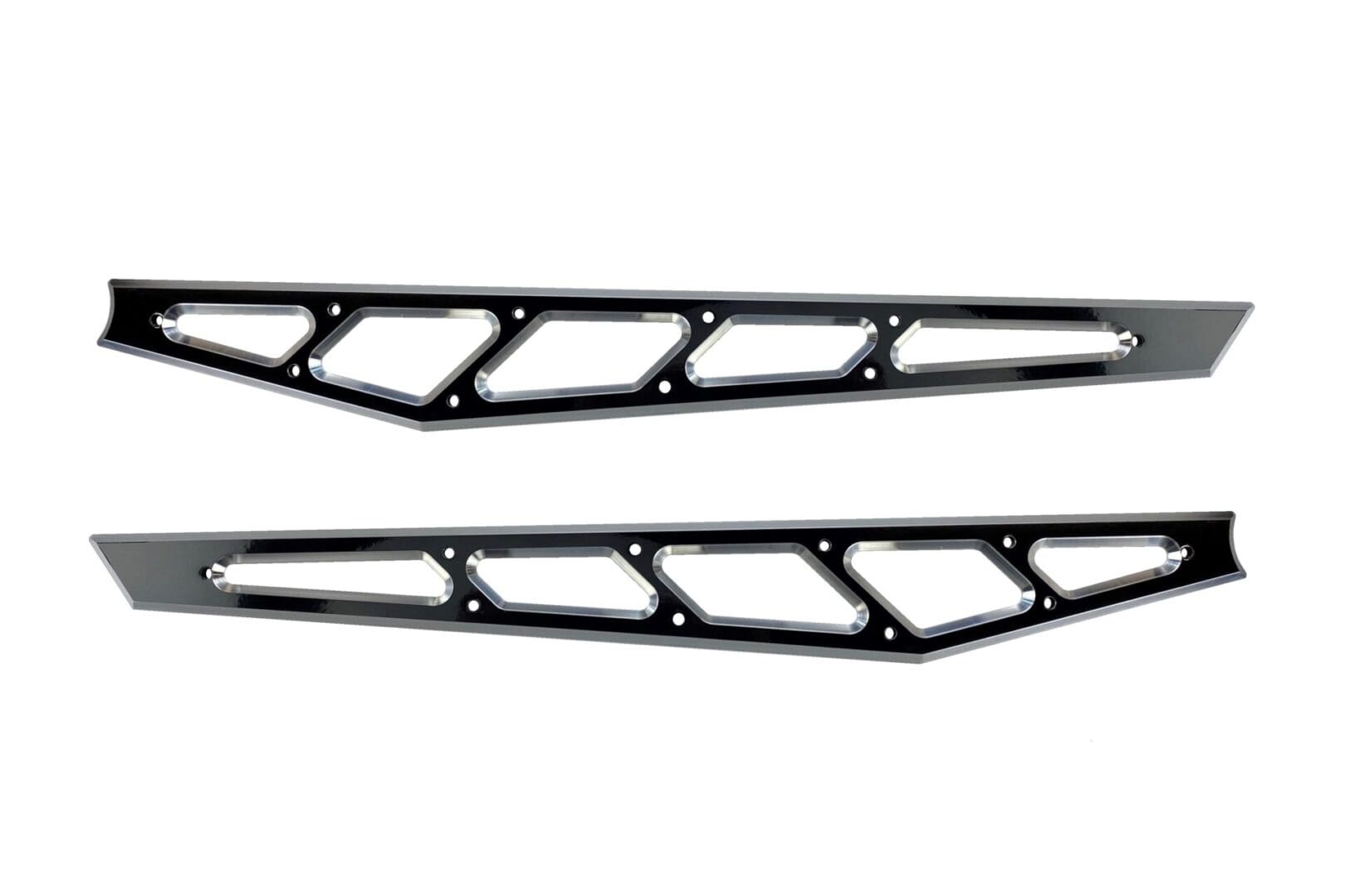 McGaughy's Billet Face Plates fits Compression Struts 2020-2026 Silverado/Sierra 2500/3500 Black