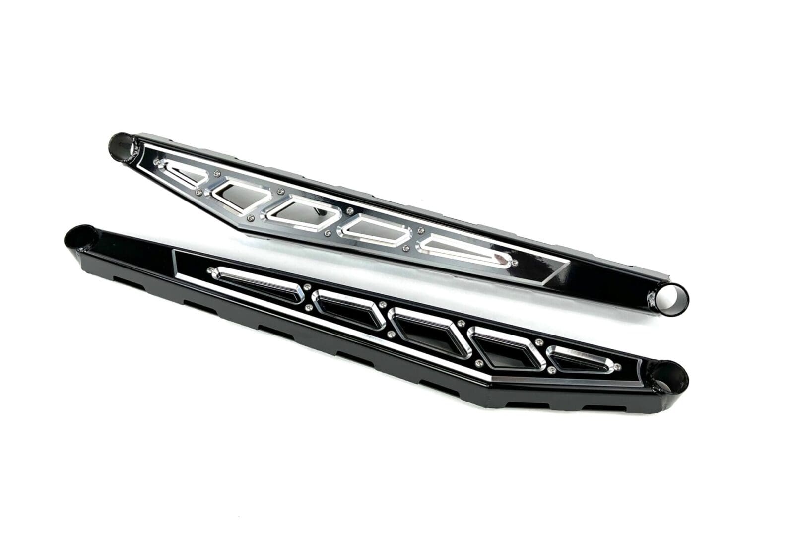 McGaughy's Billet Face Plates fits Compression Struts 2020-2026 Silverado/Sierra 2500/3500 Black